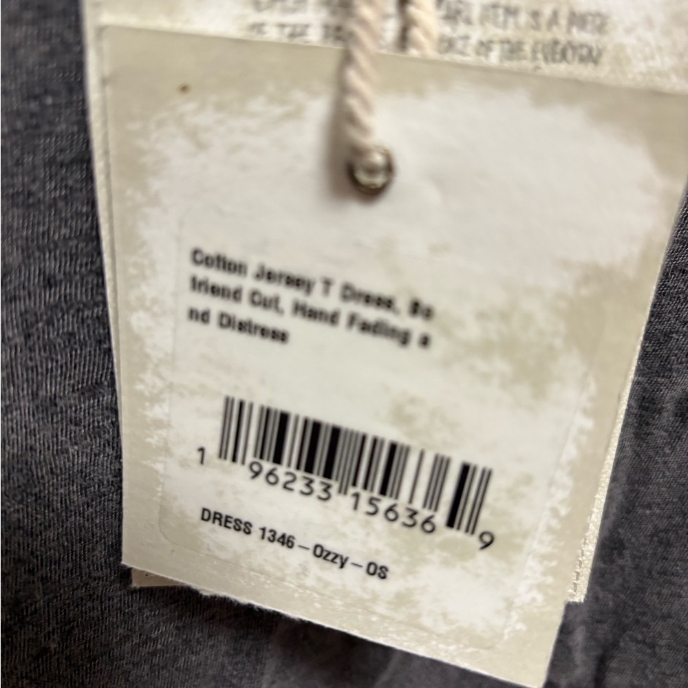 Magnolia Pearl Charcoal Ozzy Boyfriend Tee Dress - Picture 3 of 4